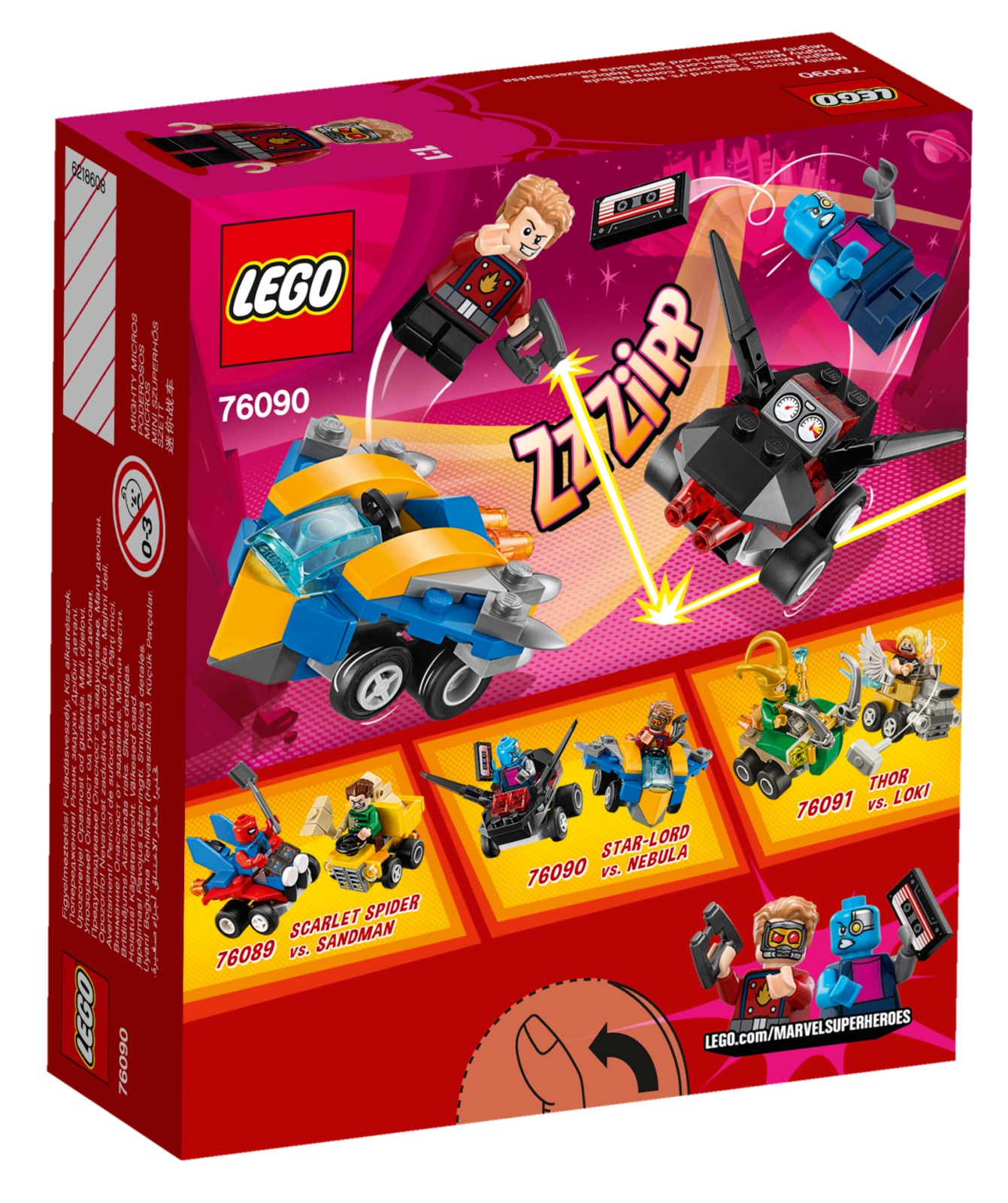 LEGO Super Heroes: Mighty Micros - Star-Lord vs. Nebula (76090)