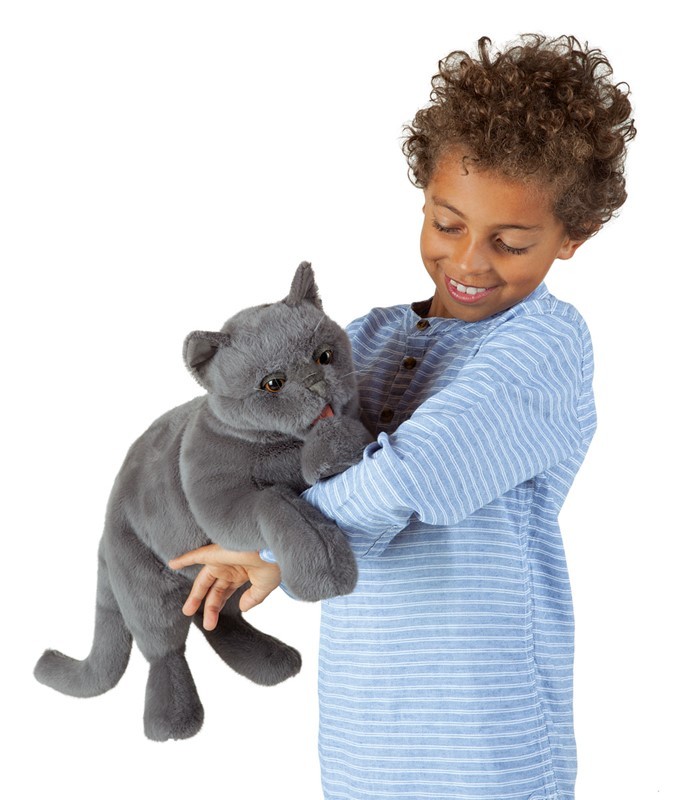 Buy Purring Cat Plush Puppet at Mighty Ape NZ