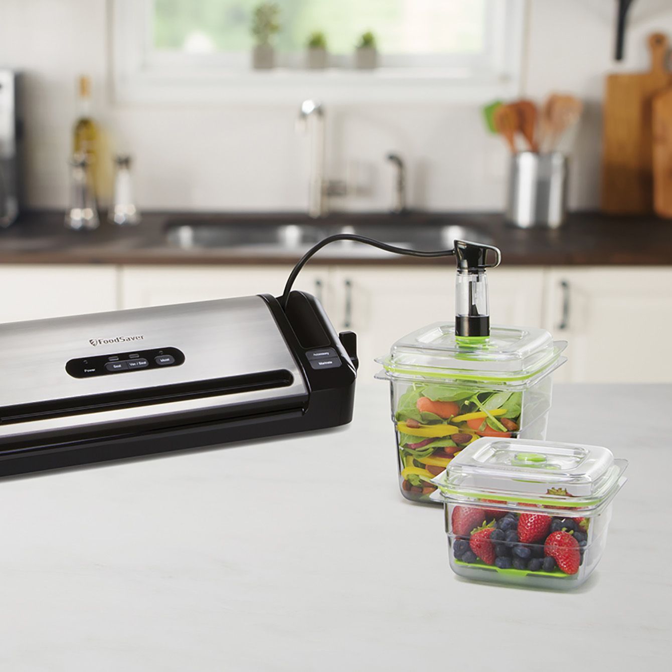 Sunbeam Foodsaver 0.7L & 1.2L Container Set at Mighty Ape NZ