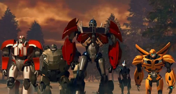 Transformers Prime: Volume 1 - Darkness Rising on DVD image