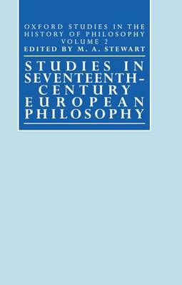 Studies in Seventeenth-Century European Philosophy image