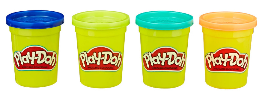 Play Doh: Wild Colours - 4 Pack image