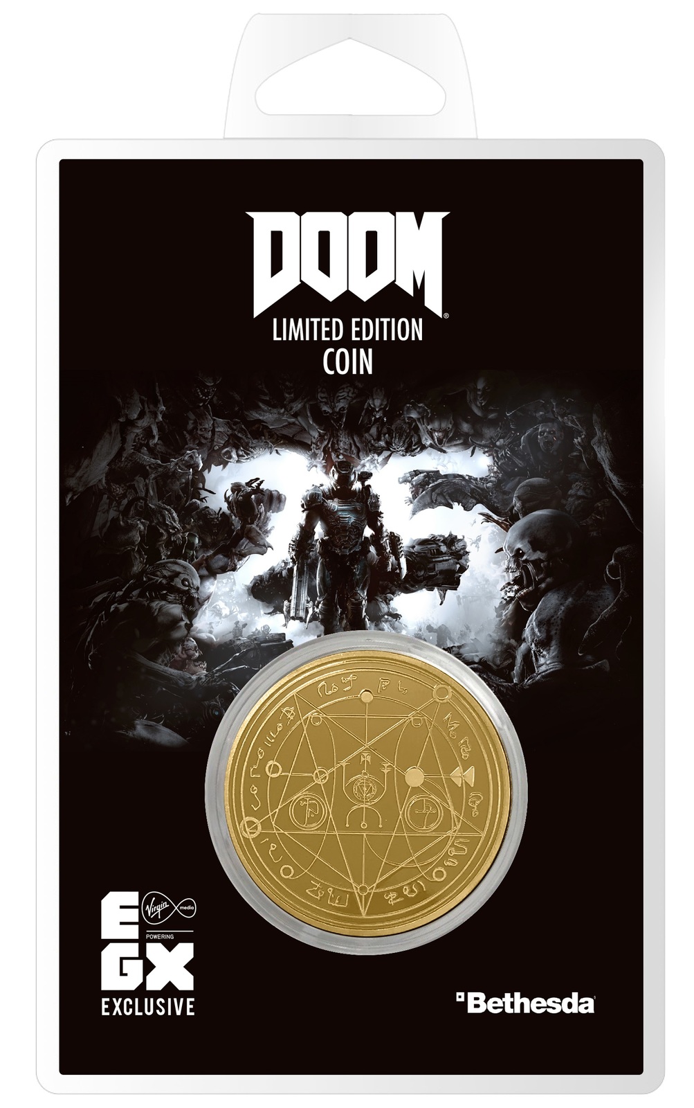 Doom Collectable Gold Coin 25th Anniversary at Mighty Ape NZ