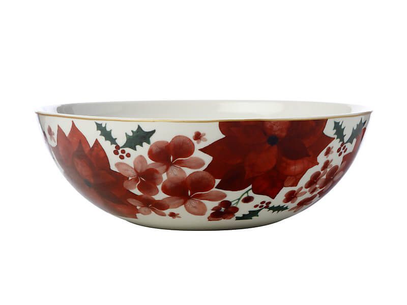 Maxwell & Williams Poinsettia Serving Bowl at Mighty Ape NZ