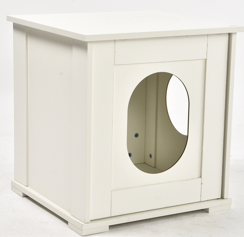 Buy Pawever Pets Cat Litter Box Enclosure White at Mighty Ape NZ