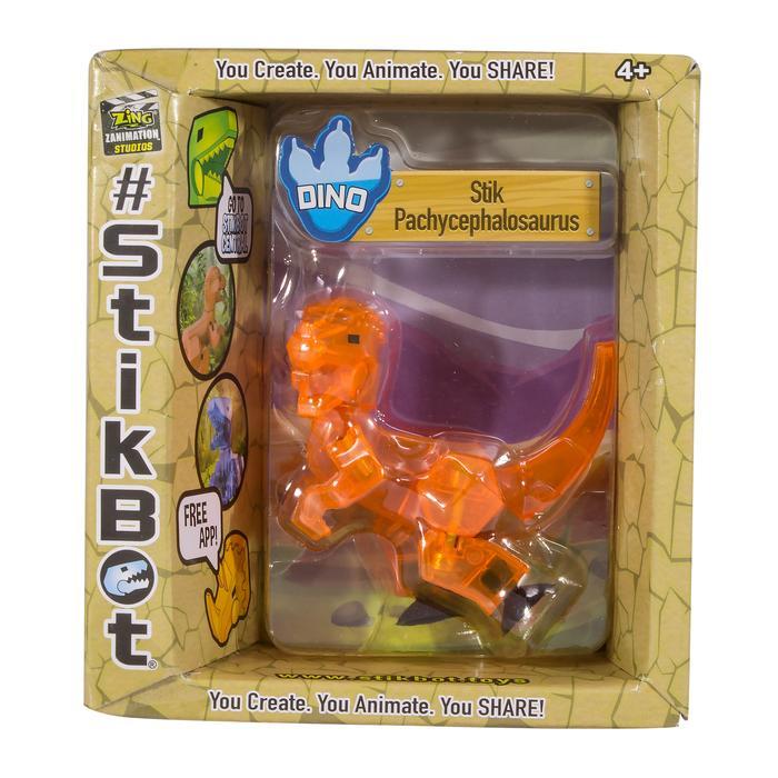 Stikbot: Dino Single - Pachycephalosaurus (Orange) image