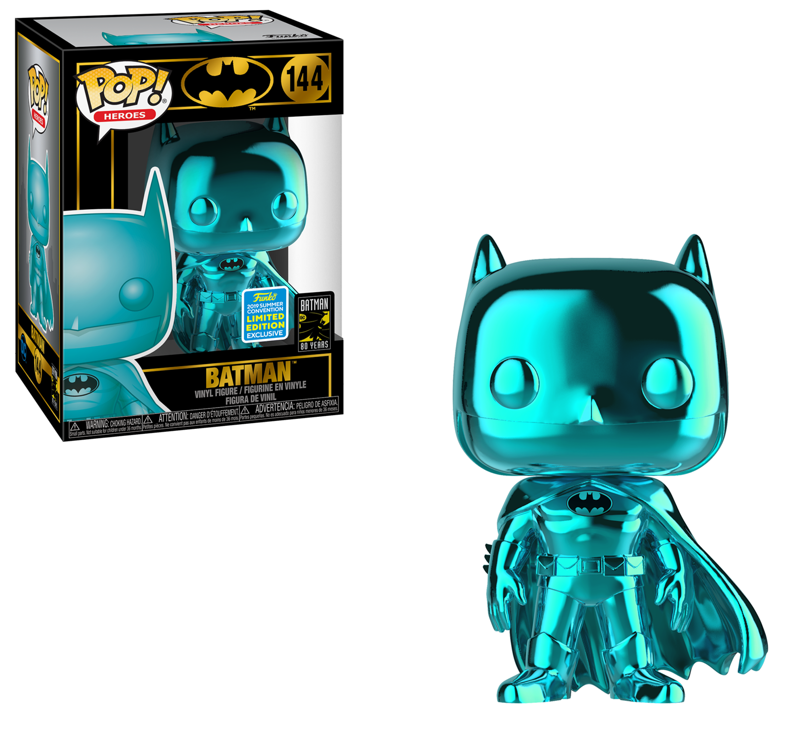DC Comics: Batman (Teal Chrome) - Pop! Vinyl Figure image