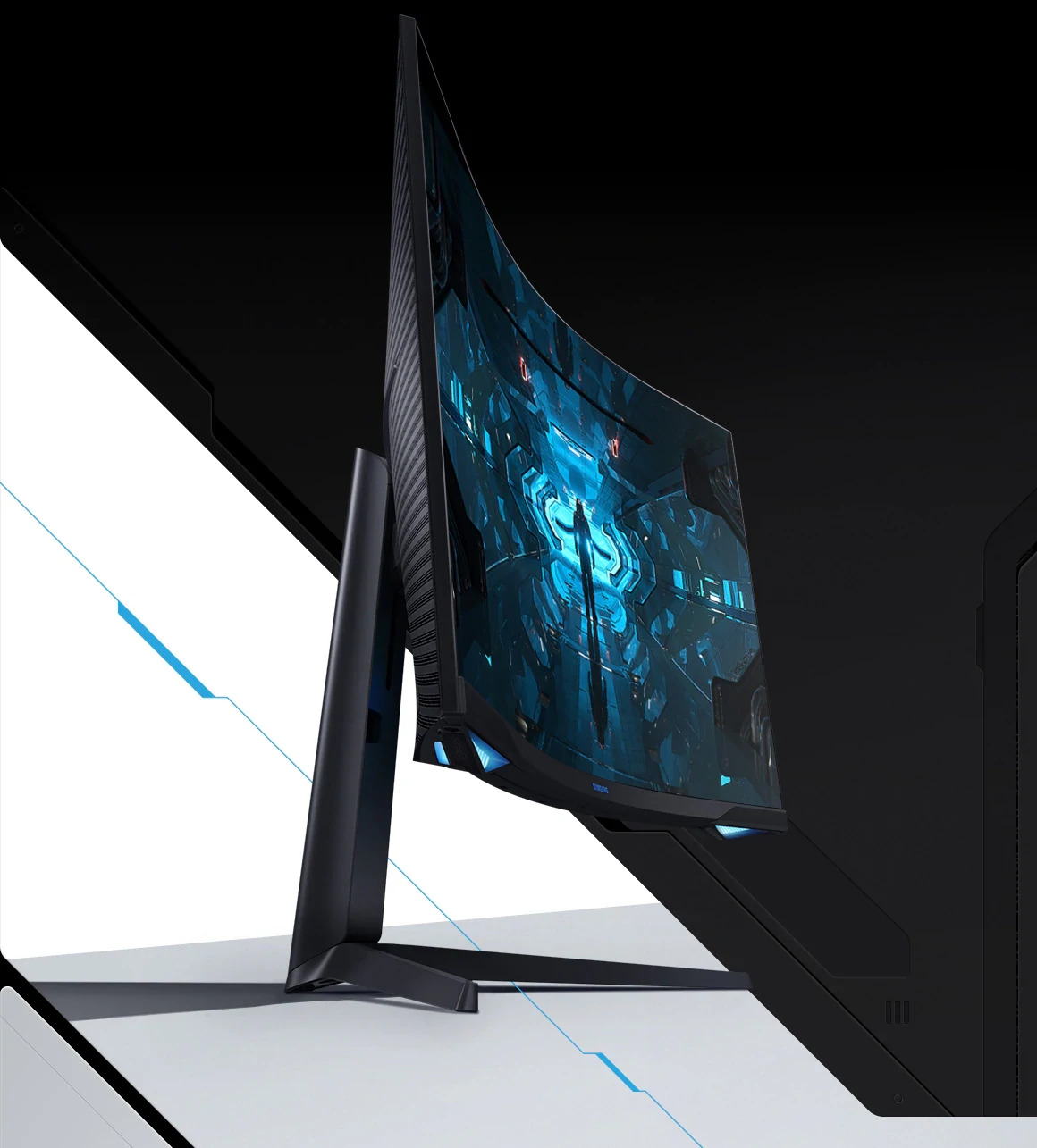 32" Samsung Odyssey G7 1440p 240Hz 1ms A-Sync HDR Curved Gaming Monitor image