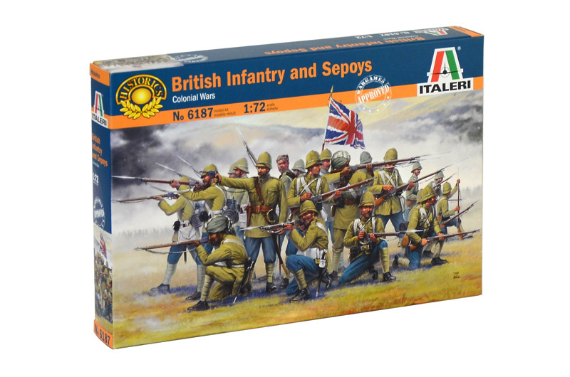 Italeri 1/72 British Inf & Sepoys - Scale Model Kit