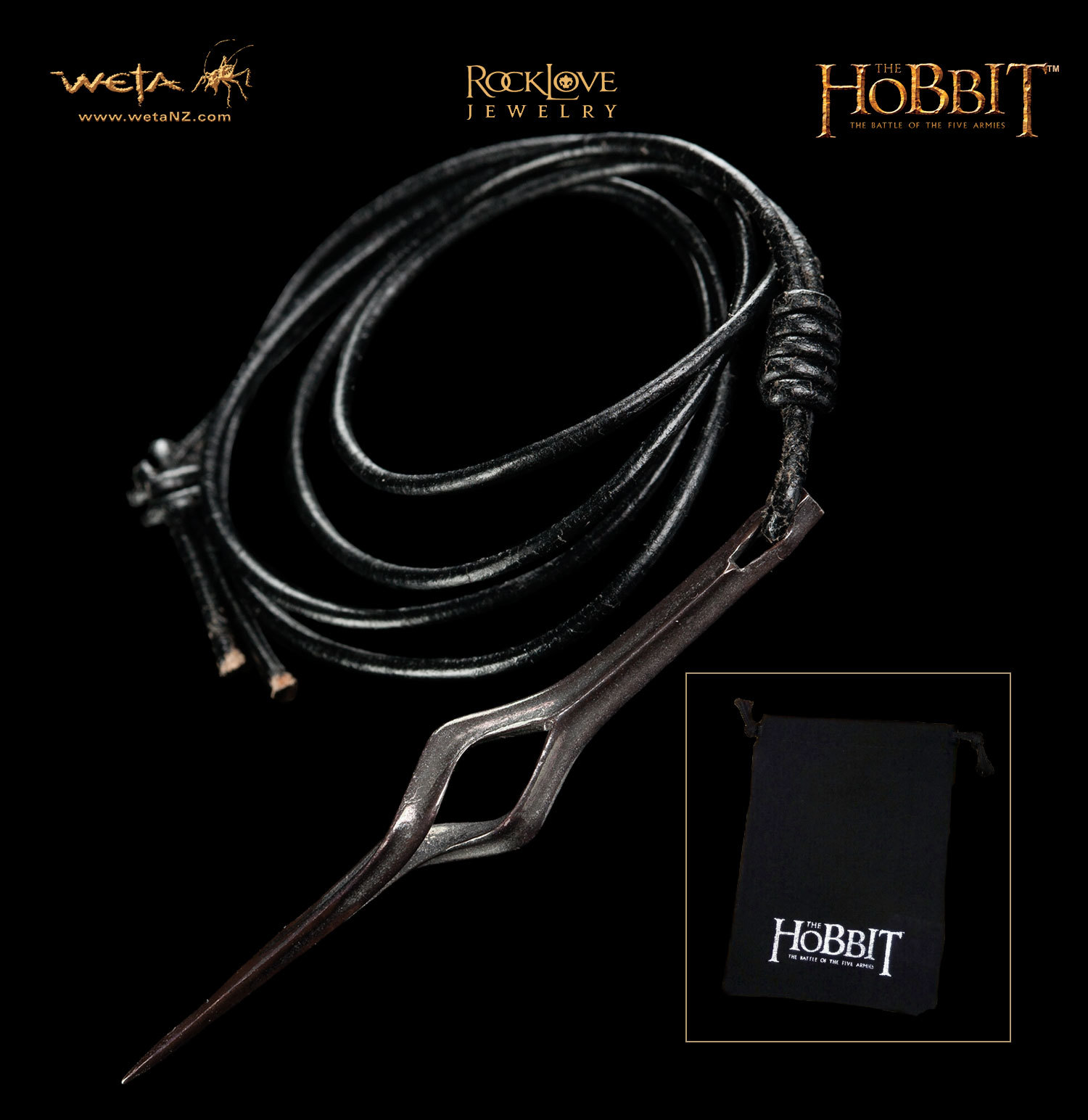 The Hobbit: Black Arrow Pendant by Weta