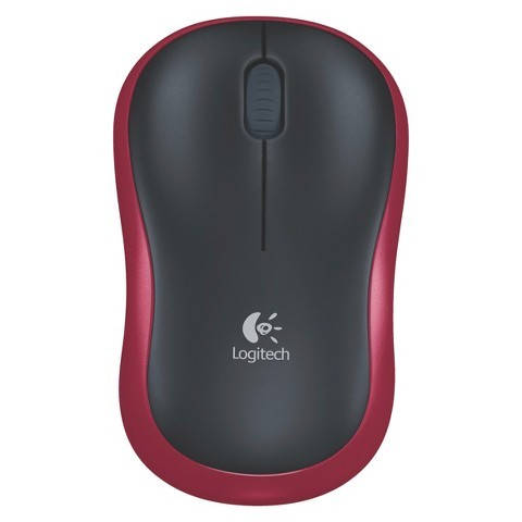 Logitech M185 Wireless Notebook Mouse Red image