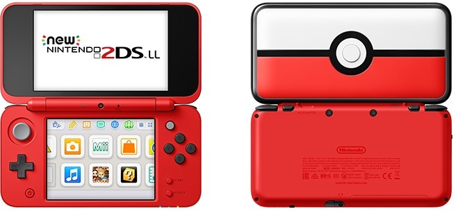 New Nintendo 2DS XL PokeBall Edition