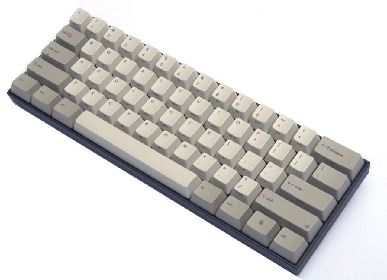 V60 Vintage ABS Keycap Mini Mechanical Keyboard - MX Blue image