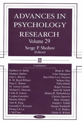 Advances in Psychology Research image