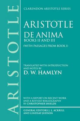 De Anima by * Aristotle image