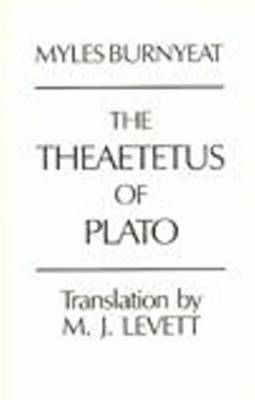 The Theaetetus of Plato by Plato image