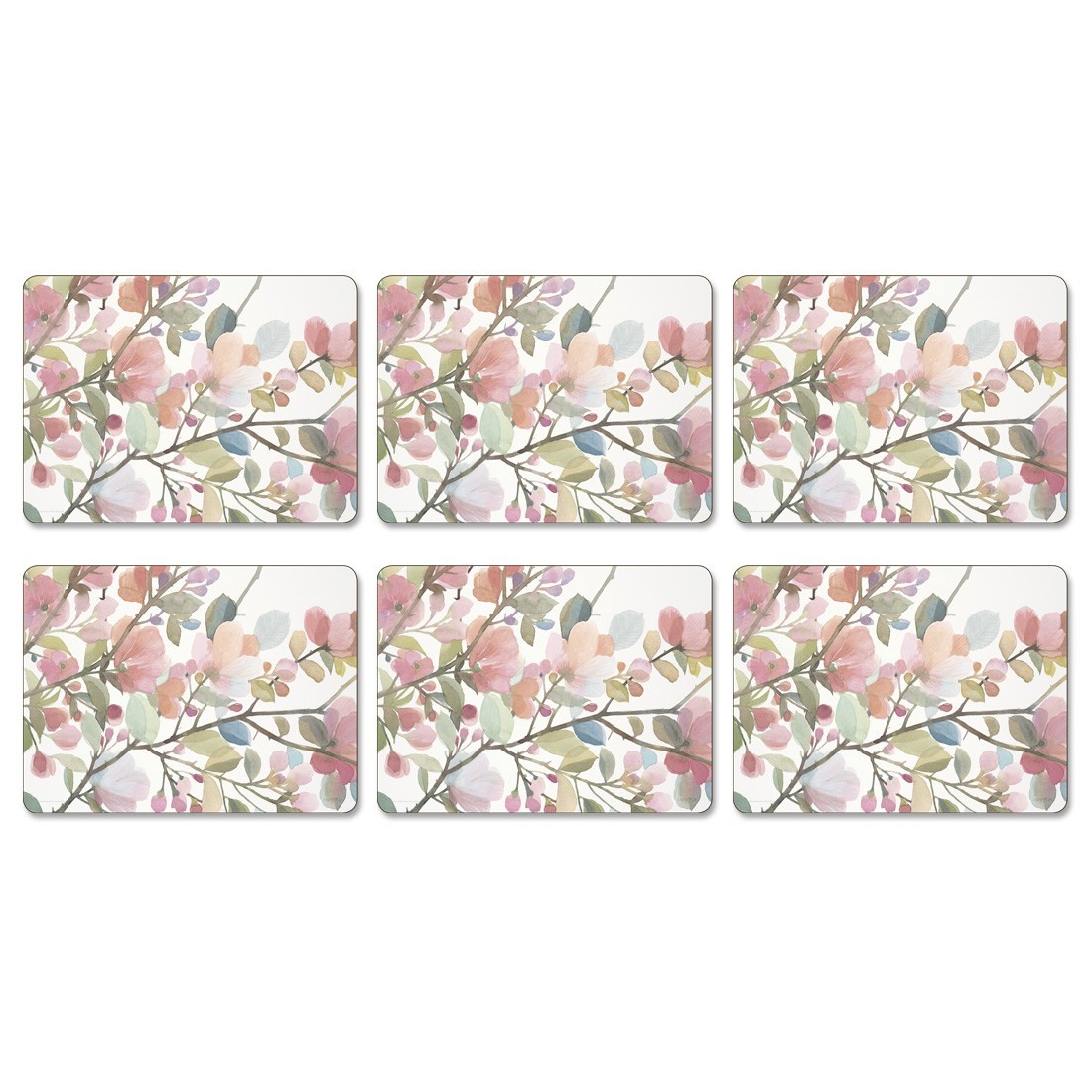 Blossom Blush Placemats (Set of 6) at Mighty Ape NZ