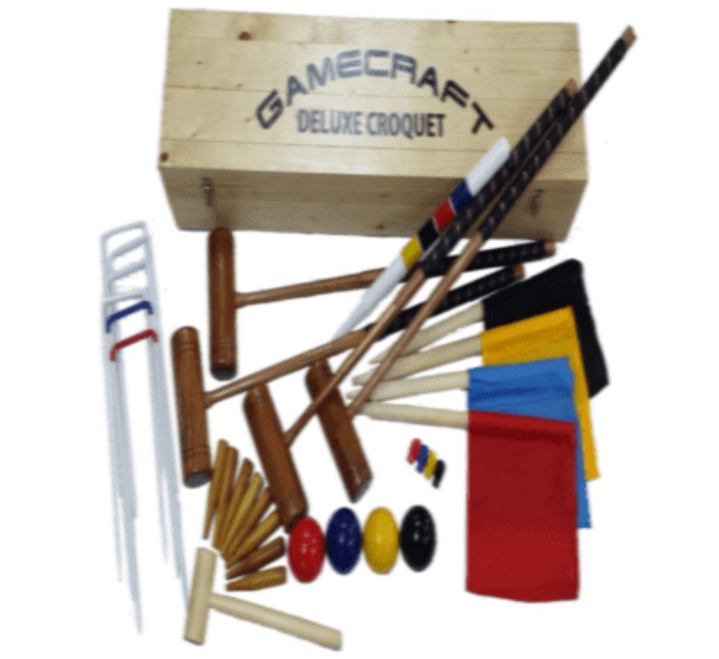 Buy Gamecraft Deluxe Croquet Set at Mighty Ape NZ