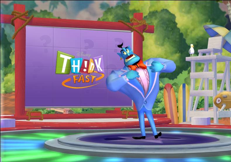 Disney Think Fast + 4 Buzzers for PS2 image
