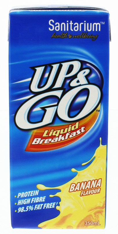 UP&GO Liquid Breakfast Banana 350ml (12 Pack) image