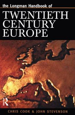 Longman Handbook of Twentieth Century Europe by Chris Cook image