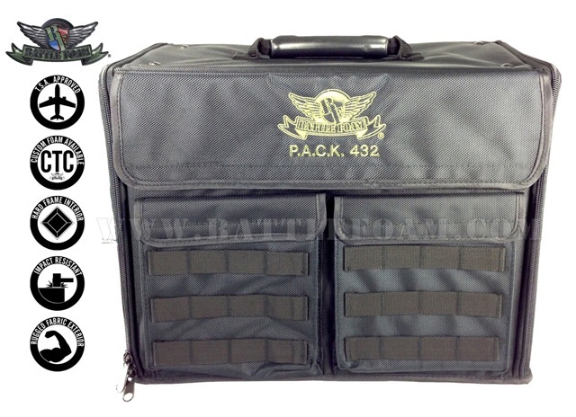 P.A.C.K. 432 Molle Horizontal Pluck Foam Load Out (Black) image