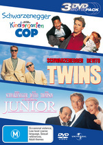 Kindergarten Cop / Twins / Junior - 3 DVD Movie Pack (3 Disc Set) on DVD Kindergarten Cop / Twins / Junior - 3 DVD Movie Pack (3 Disc Set) on DVD