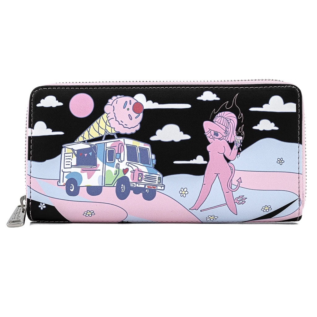 Loungefly: Valfre - Lucy Ice Cream Truck Zip Around Wallet