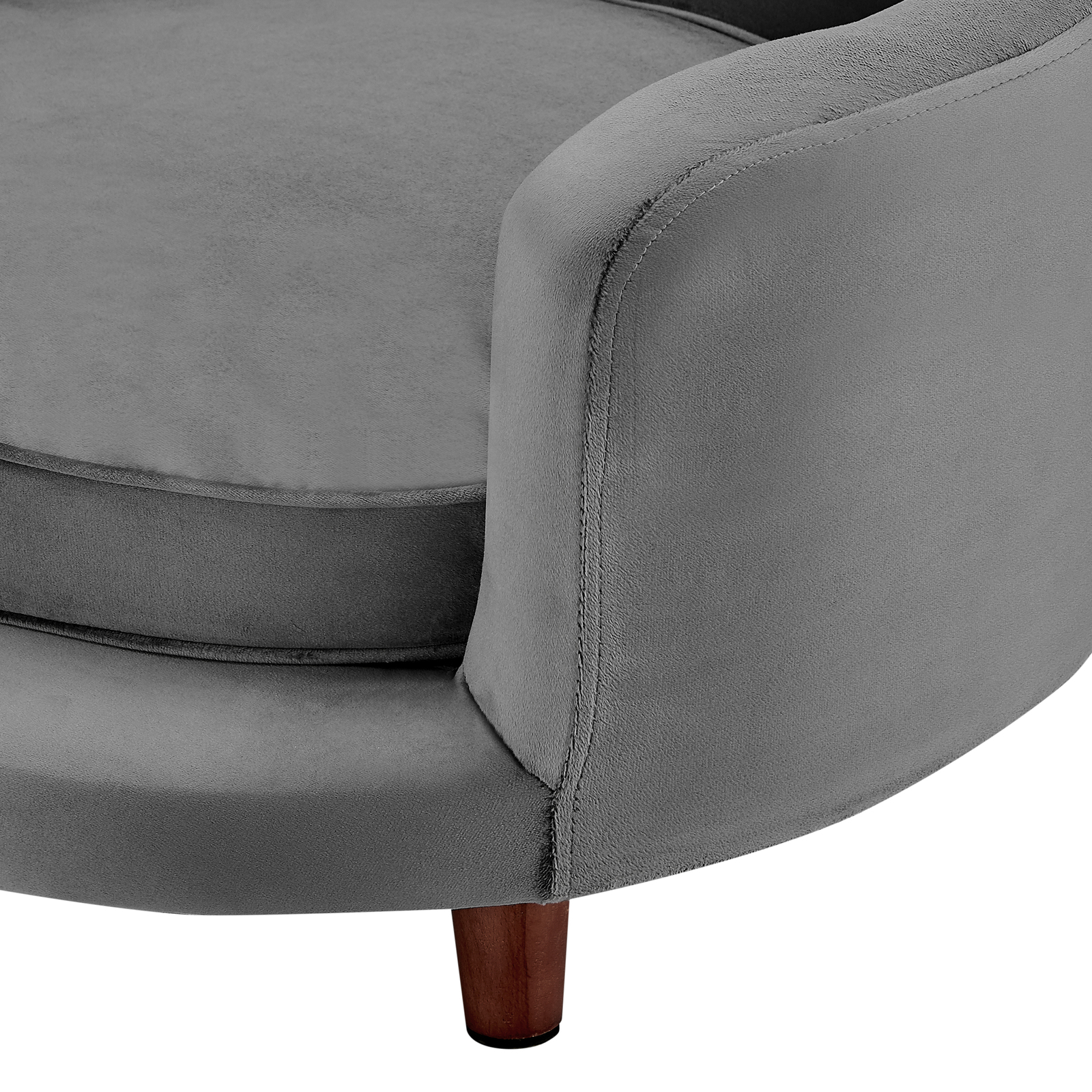 Buy Pawever Pets Deluxe Round Pet Sofa Grey At Mighty Ape NZ buy-pawever-pets-deluxe-round-pet-sofa-grey-at-mighty-ape-nz