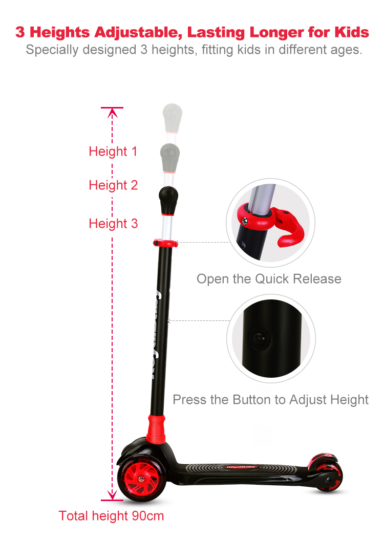 RoyalBaby: Basic Adjustable Scooter - Dazzler image