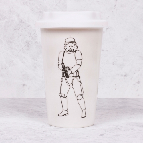 Star Wars: Original Stormtrooper Travel Mug - White image