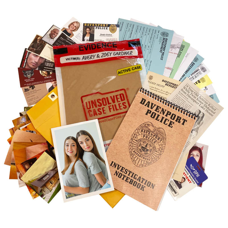 Unsolved Case Files Avery & Zoey Gardner Board Game at Mighty Ape NZ