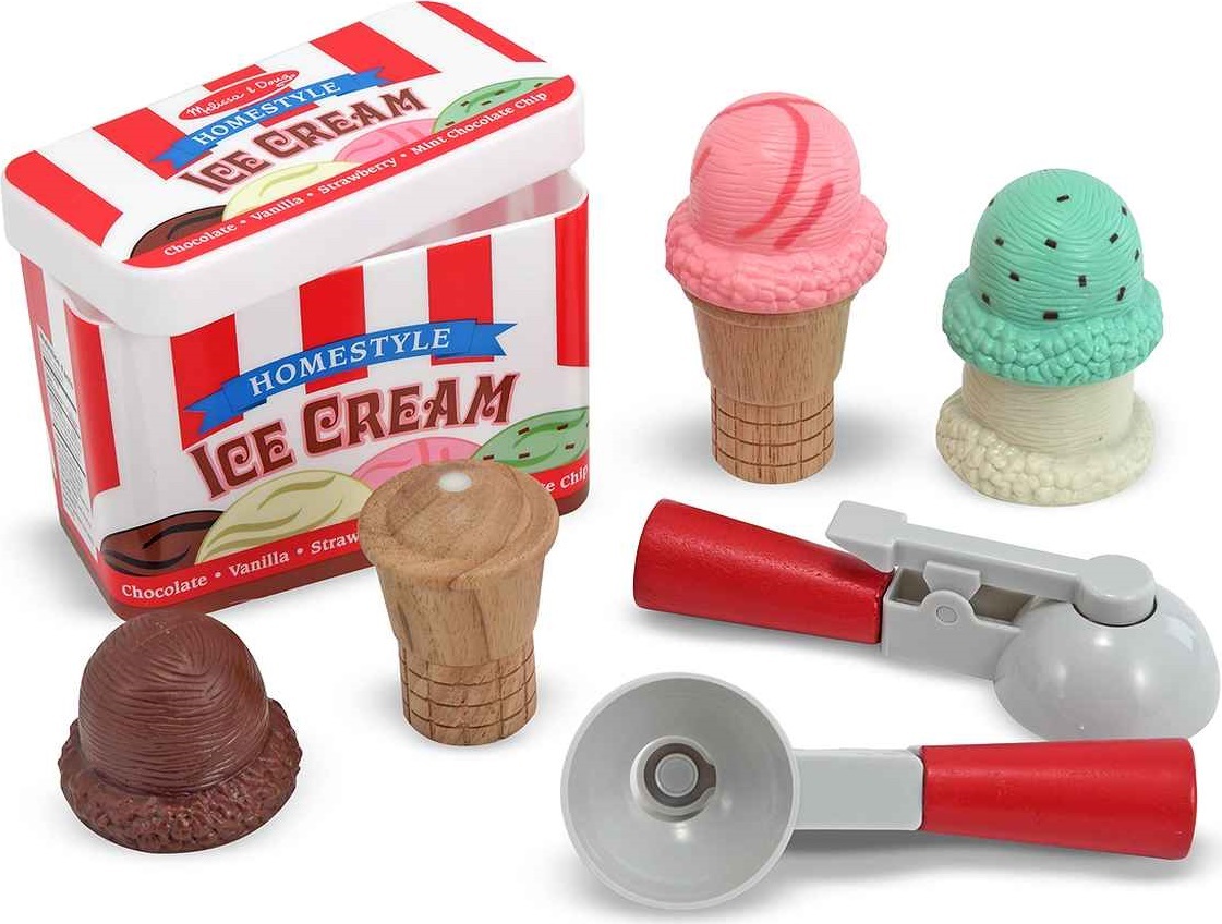 Melissa & Doug: Scoop & Stack Ice Cream Cone Playset