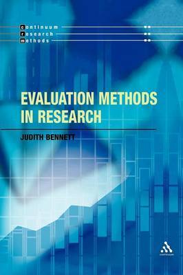 Evaluation Methods in Research by Judith Bennett image