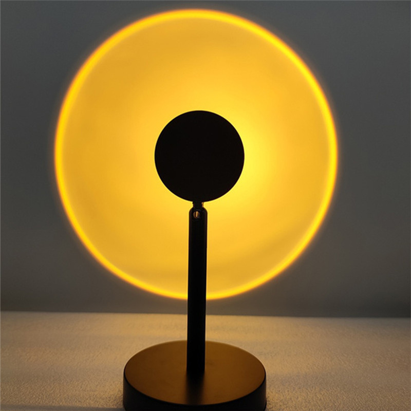 Yellow Sunset Atmosphere - Projector Lamp/LED Night Light