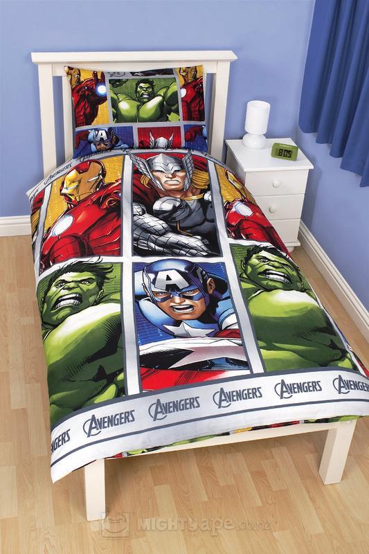 The Avengers Team Single Duvet Set at Mighty Ape NZ