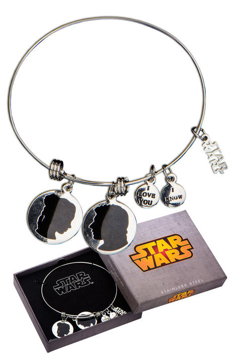 Star Wars Han & Leia Stainless Steel Expandable Bracelet image