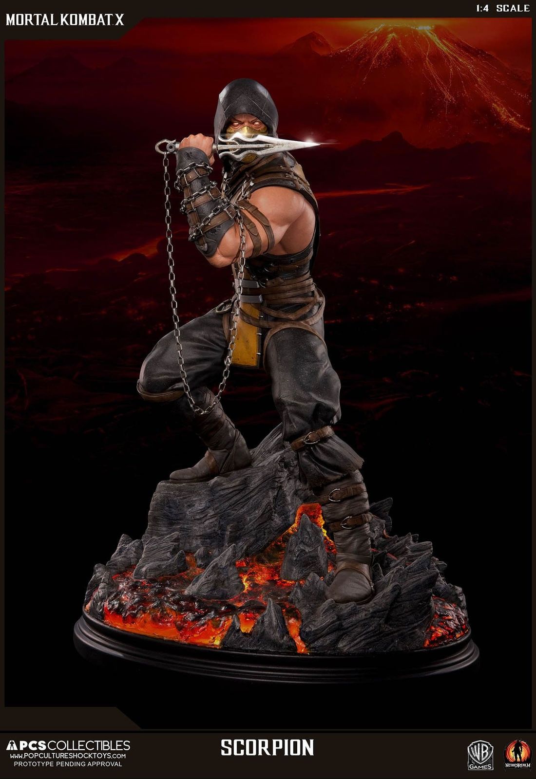 Mortal Kombat X: Scorpion - 21" Statue image