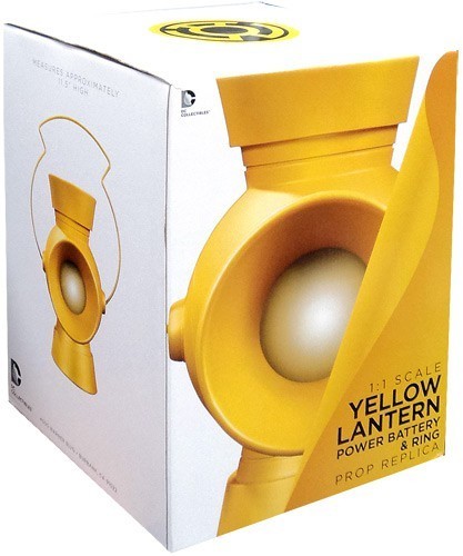 DC Comics: Yellow Lantern Power Battery - Prop Replica Set