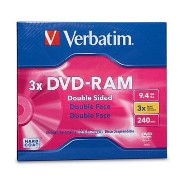 VERBATIM DVD-RAM 9.4GB 3x Type 4 Slide Case