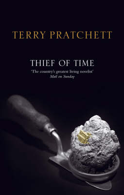 Thief of Time (Discworld - Death / History Monks) (black cover) by Terry Pratchett image