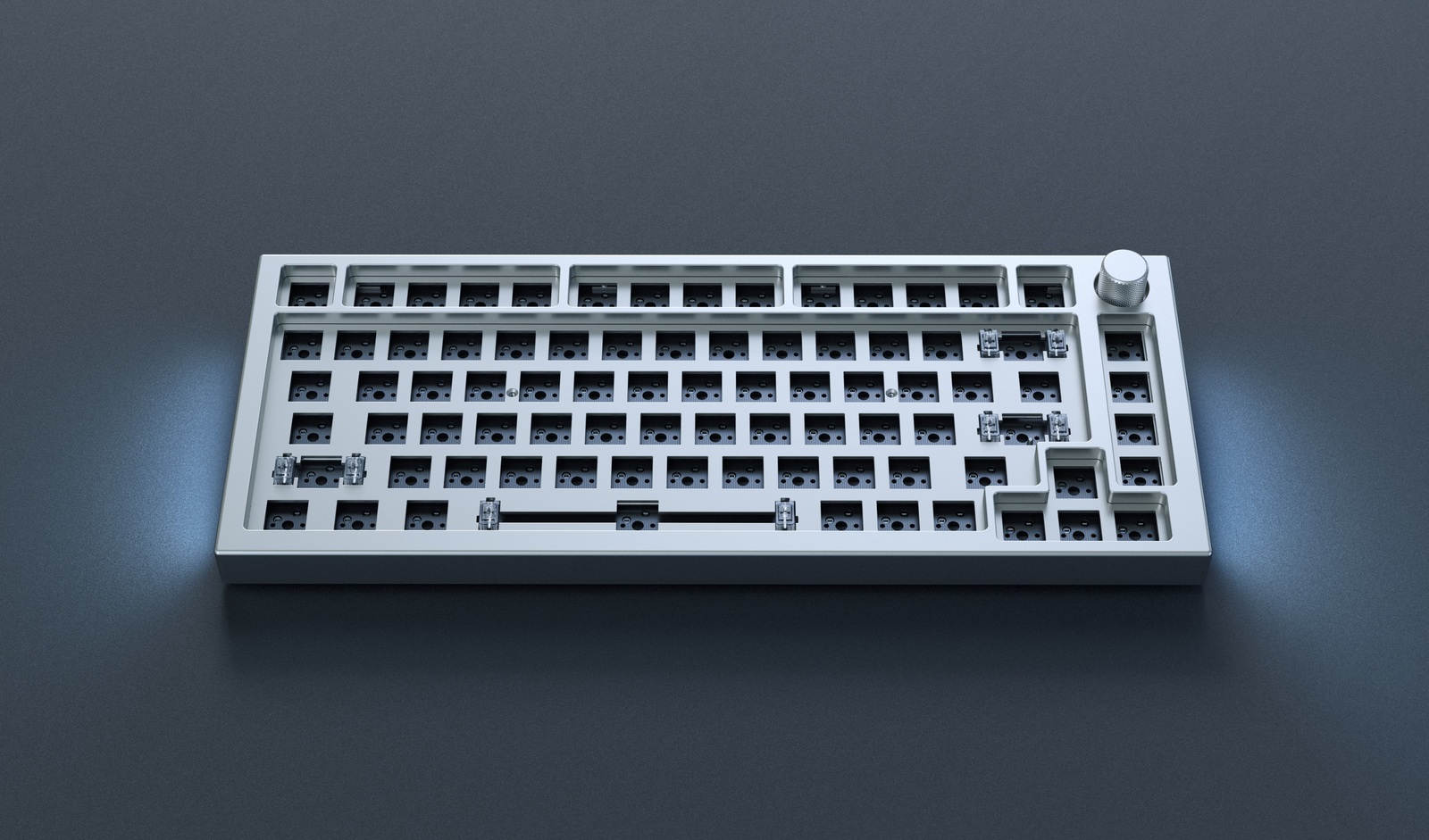 Glorious PC Gaming GMMK PRO Mechanical Keyboard (Modular) - White Ice for PC image