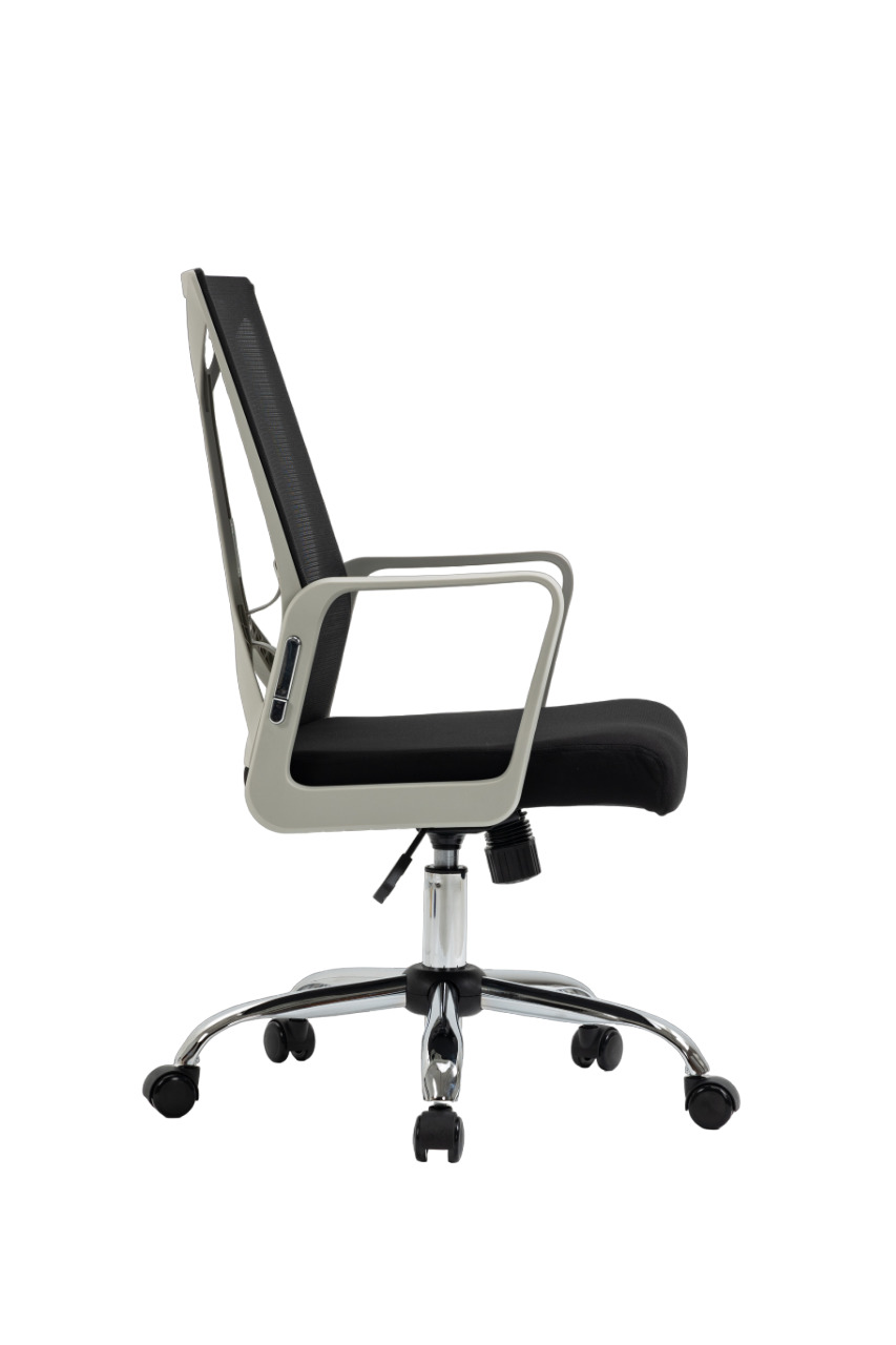 Buy Galway Office Chair (Light Grey ) Black at Mighty Ape NZ