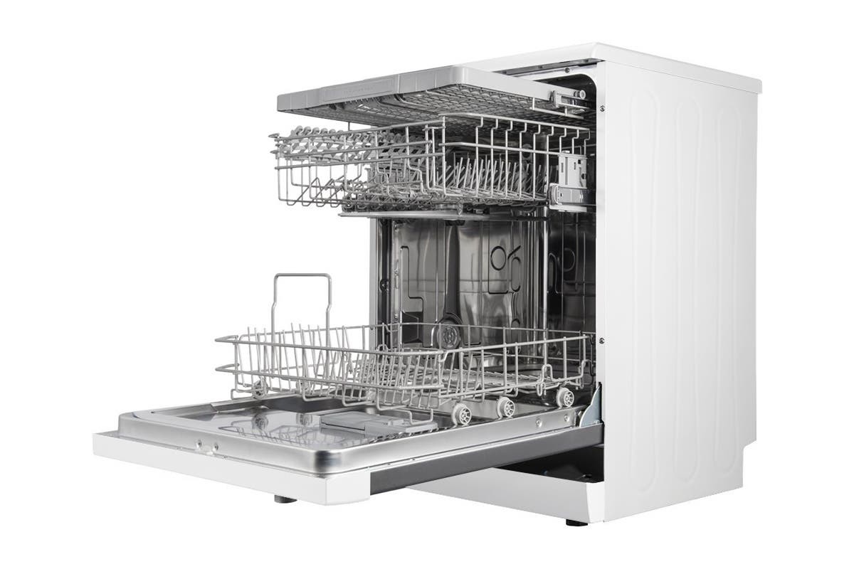 Kogan Series 7 Freestanding Dishwasher with Top Cutlery Tray White