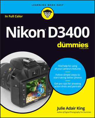 Nikon D3400 For Dummies by Julie Adair King image