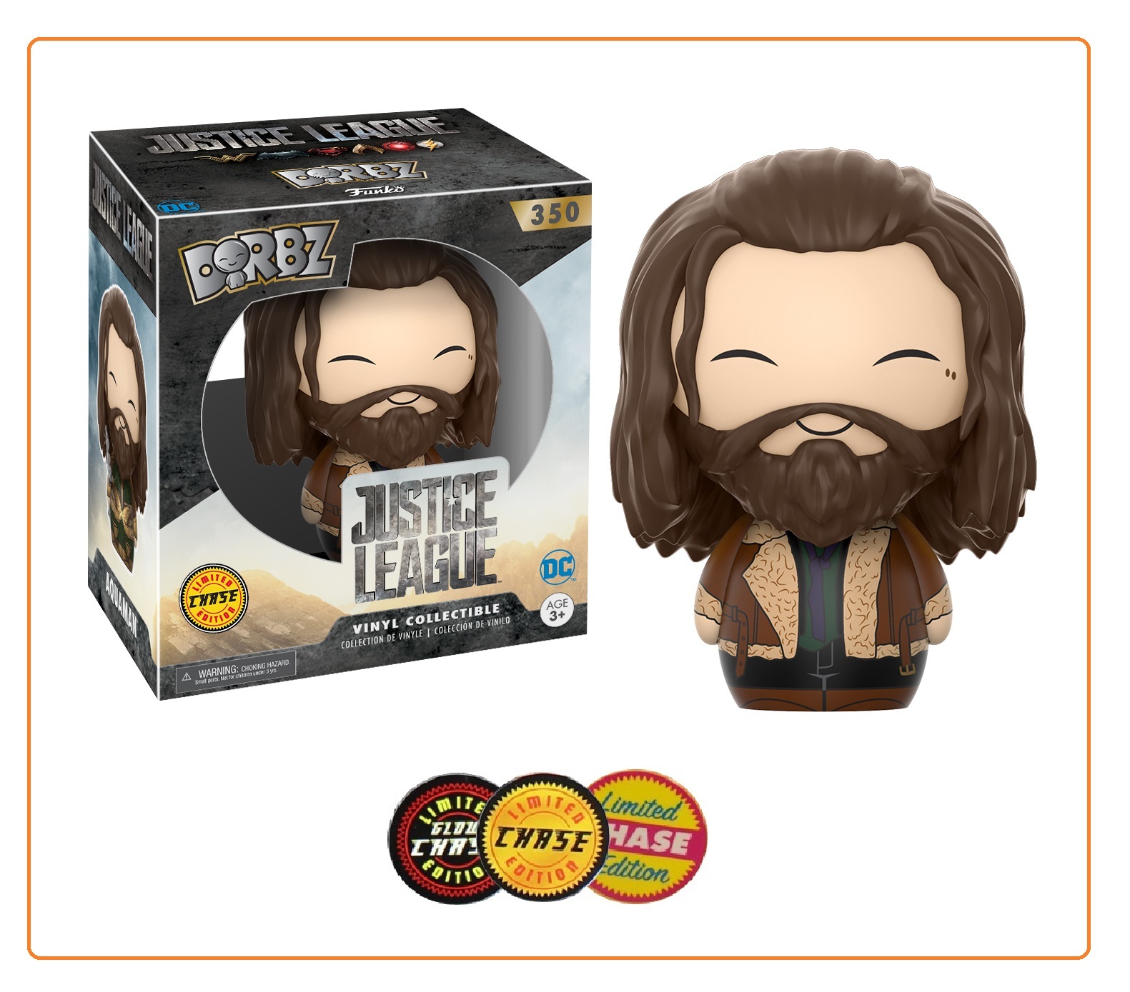Justice League (Movie): Aquaman (Armoured) - Dorbz Vinyl Figure (with a chance for a Chase version!) image