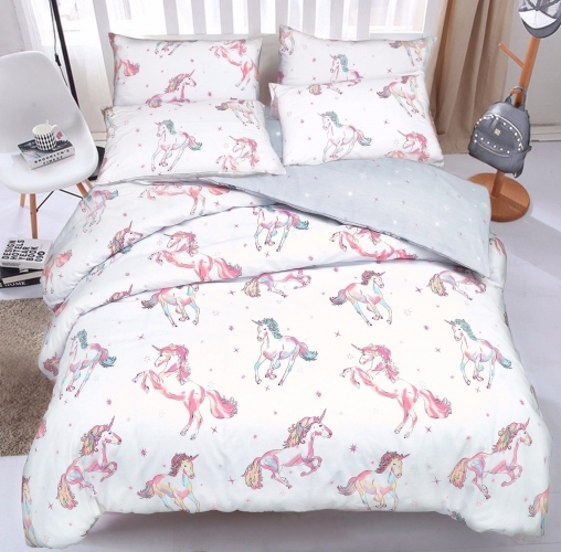 Luxury Unicorn Design Duvet Set (King)