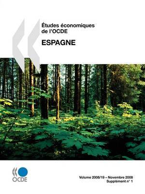 Aetudes Economiques De L'OCDE: Espagne 2008 by OECD Publishing image