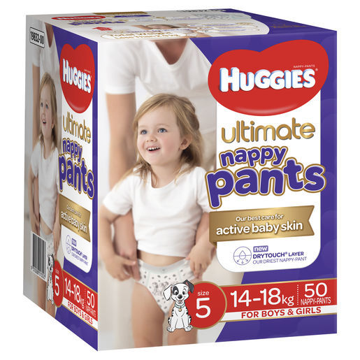 Buy Huggies Ulitmate Nappy Pants Jumbo Size 5 Walker Unisex (50) at