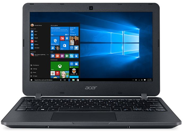 11.6" Acer TravelMate W10 Pro 128GB SSD 4GB RAM image